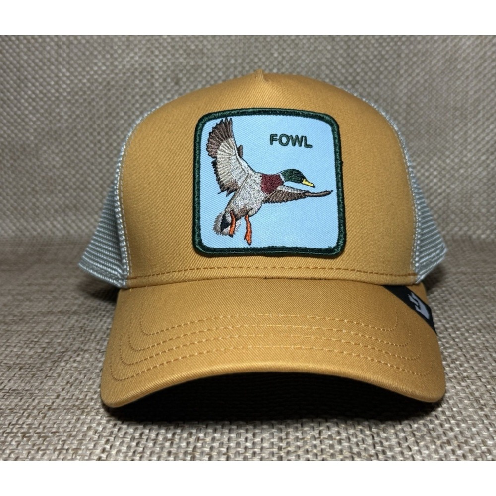 Goorin Bros‎ The Farm Fowl Duck Snapback Trucker Hat Cap Yellow Gold